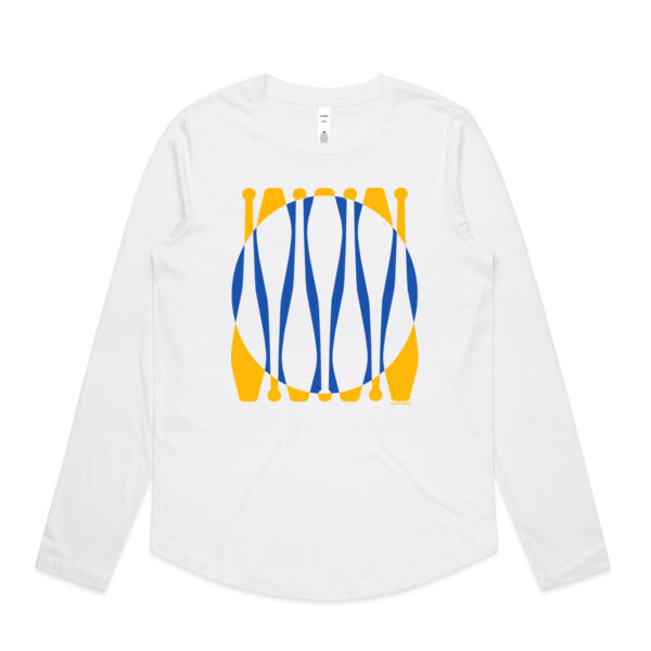 2021 Women's "Yellow and Blue" Long sleeve Thumbnail